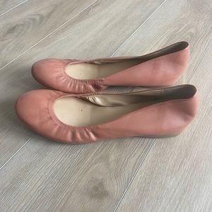JCrew Leather Ballerina Flats